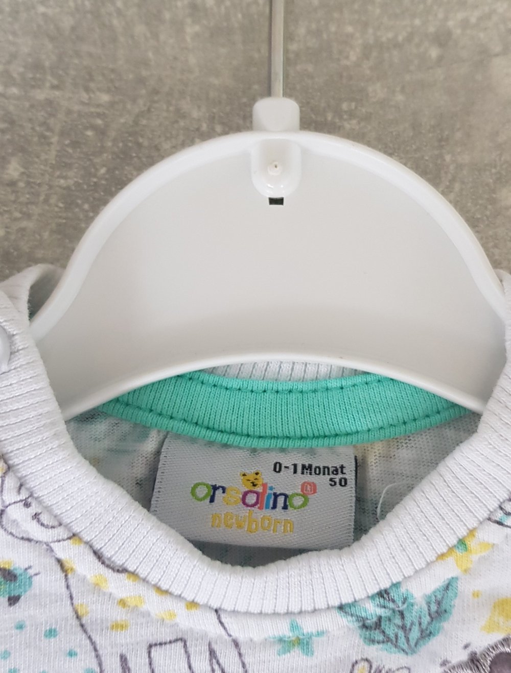 Orsolino Spieler kurzer Strampler Romper Gr.50 Neu