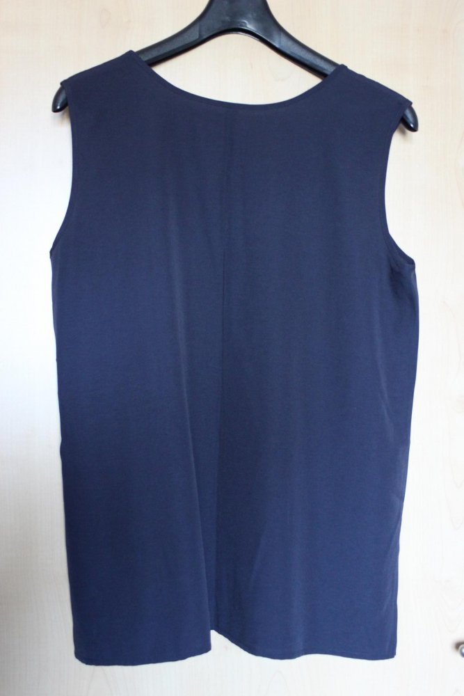 leichtes, ärmelloses Damenoberteil, dunkelblau