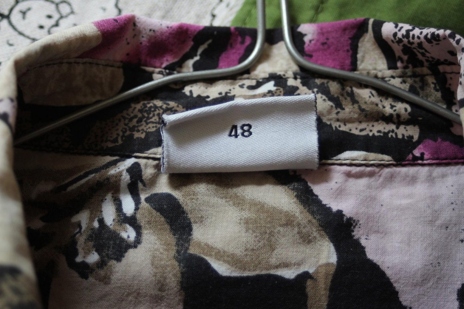 Bluse, Blumenprint, Größe 48