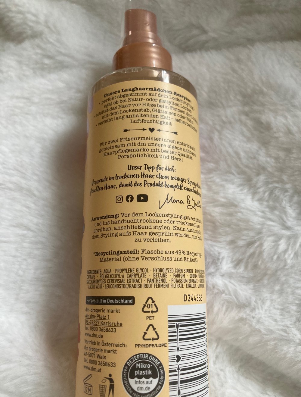 Lockenspray ~ Langhaar Mädchen