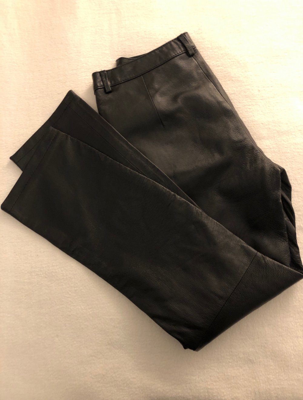 Lederhose in Schwarz von Jürgen Michaelsen, Gr. 38