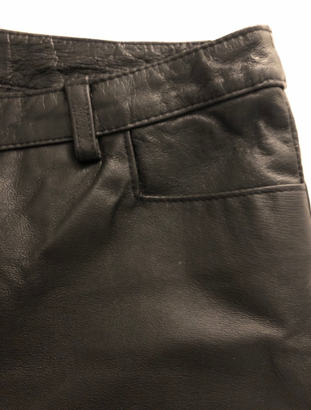 Lederhose in Schwarz von Jürgen Michaelsen, Gr. 38