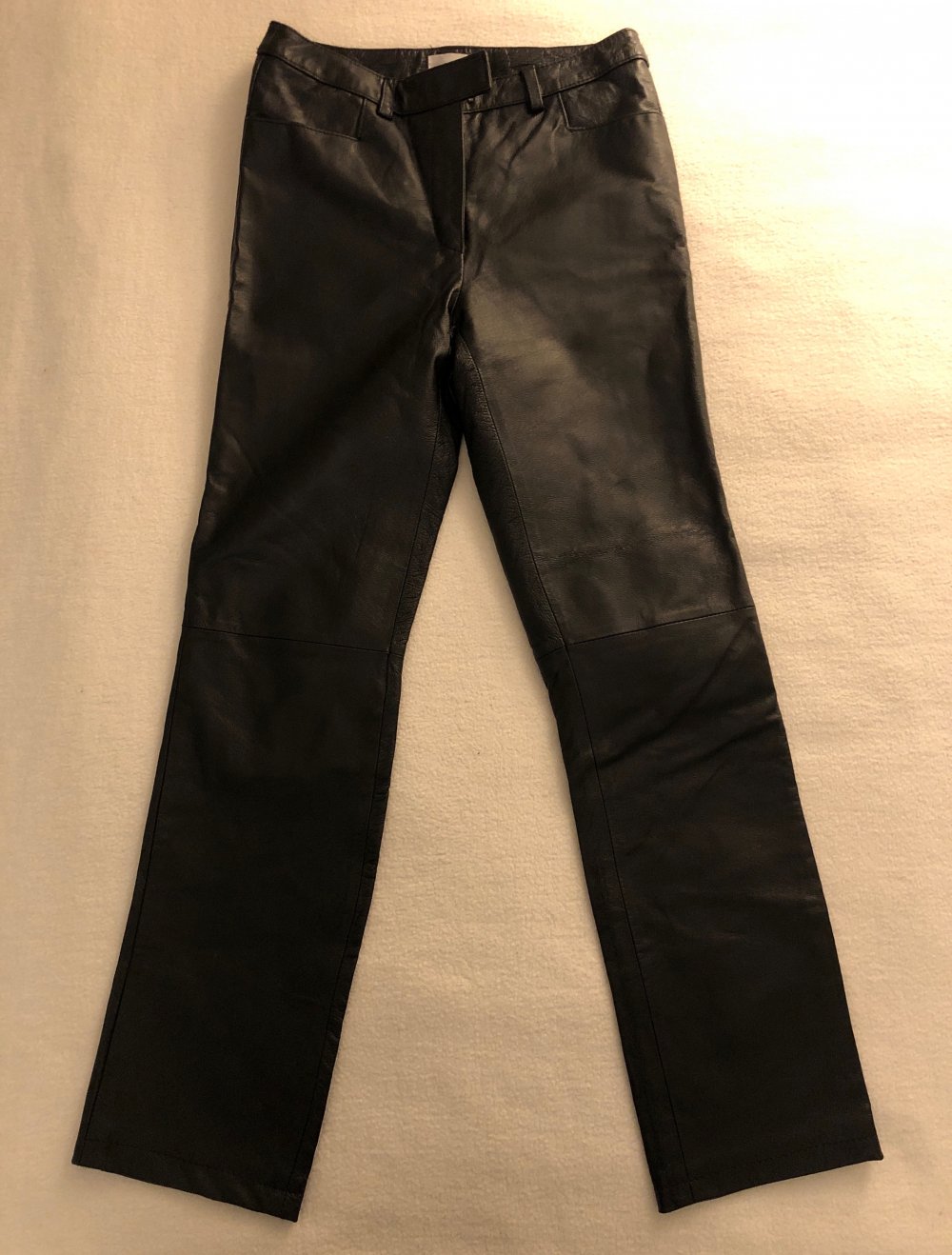 Lederhose in Schwarz von Jürgen Michaelsen, Gr. 38