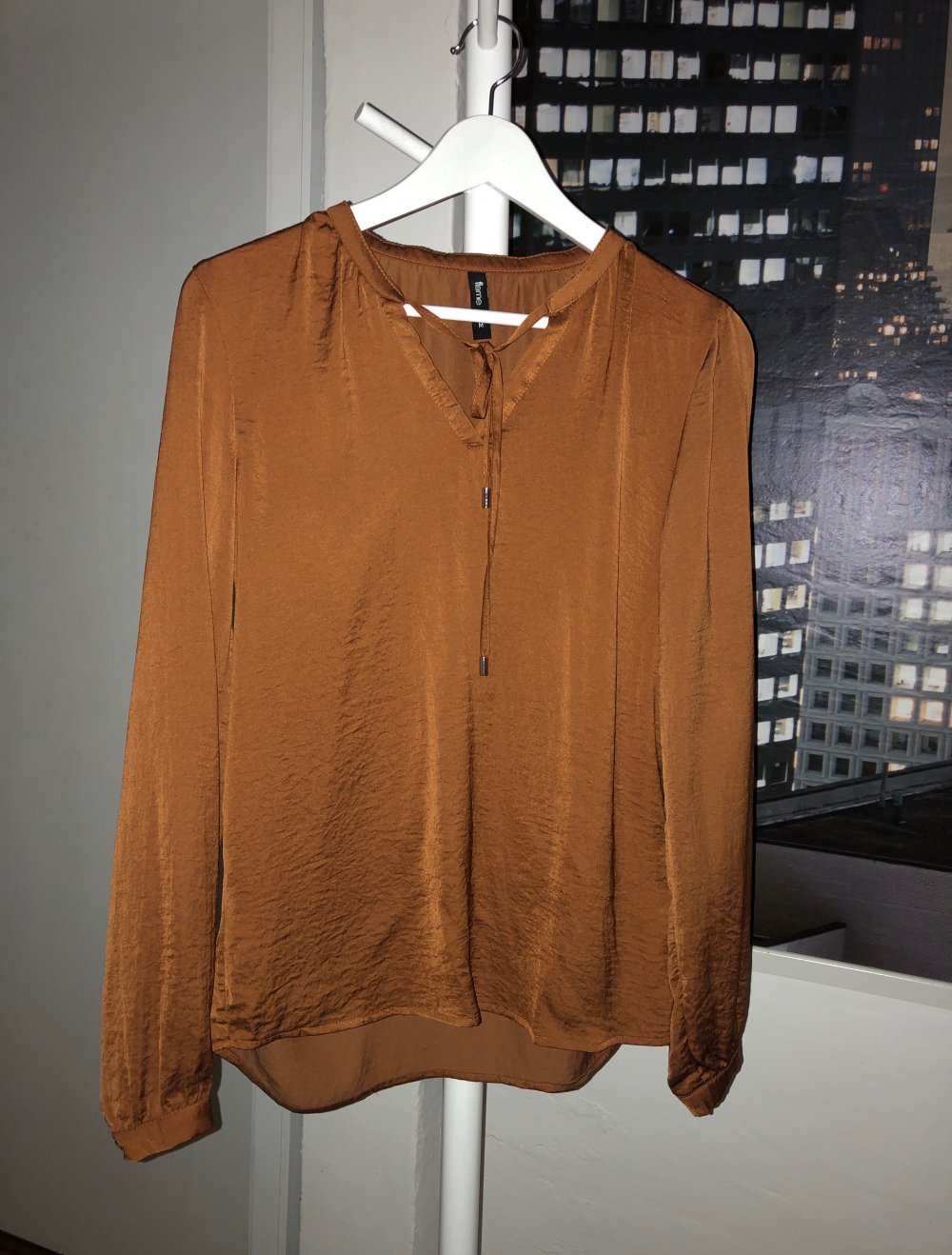 Bluse Gr. M in Farbe Kupfer