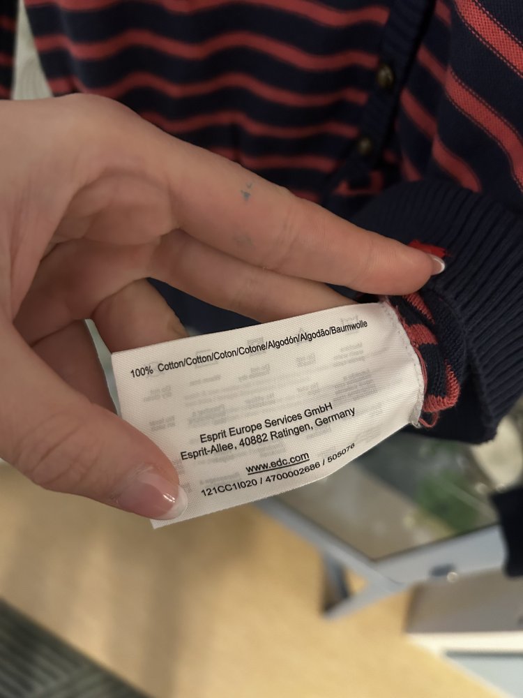 Cardigan Esprit - 100% Baumwolle - Gr XS/S - wie neu