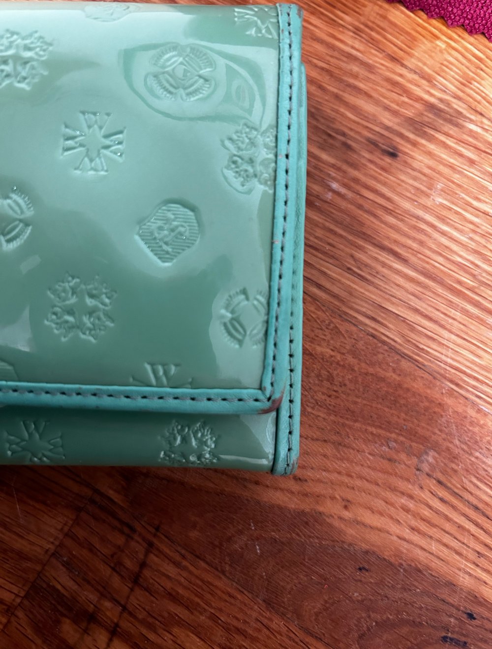 100% Echtleder Lackleder Geldbörse von Wittchen