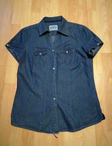 Bluse kurzarm Gr. 38