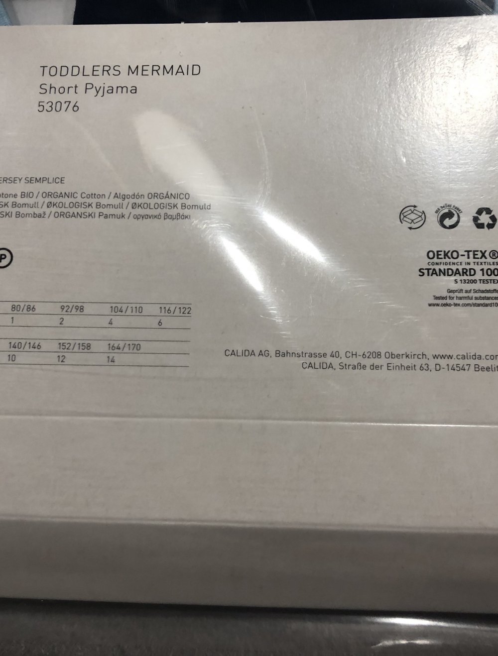 Schlafanzug Kleinkind Mädchen original verpackt von Calida