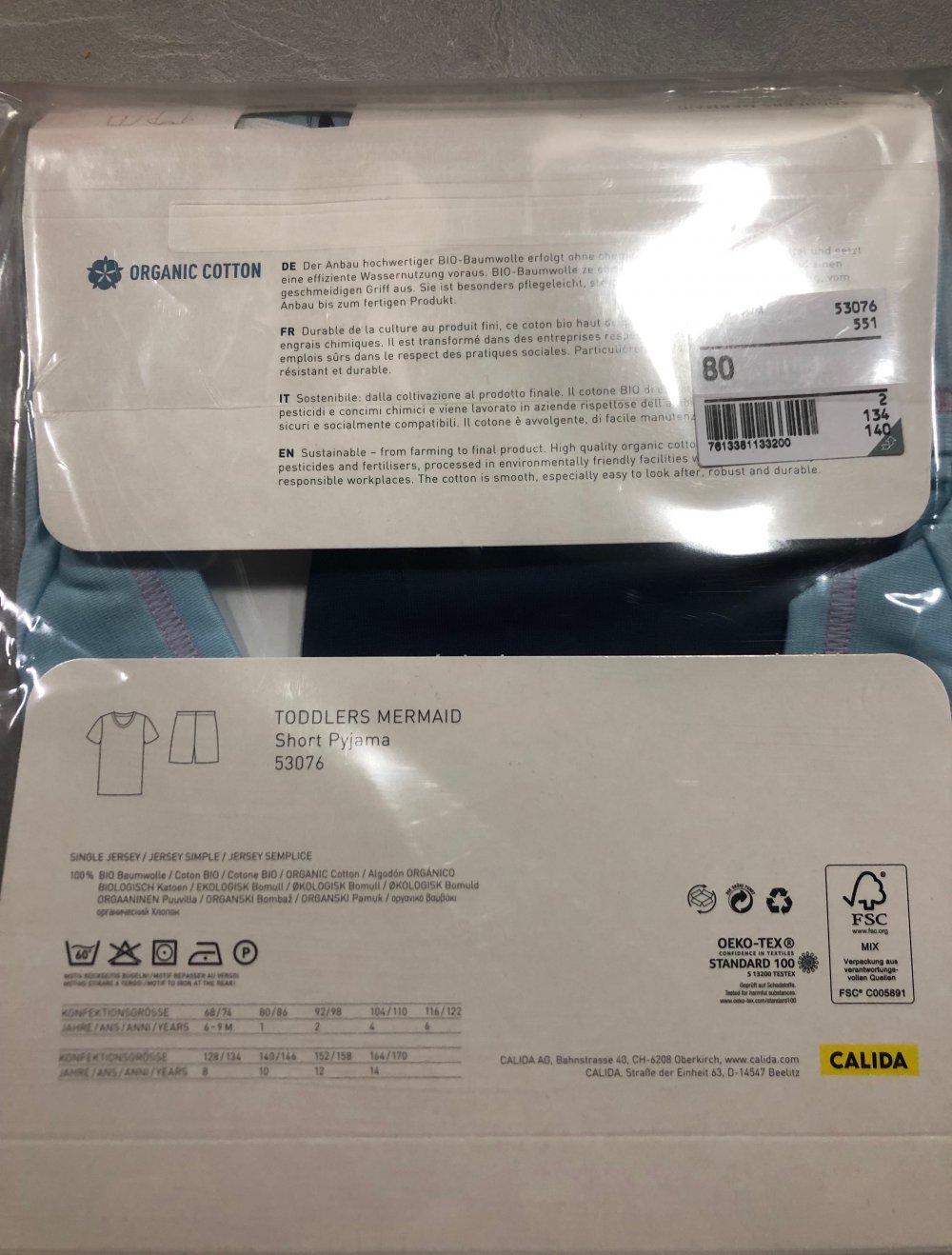 Schlafanzug Kleinkind Mädchen original verpackt von Calida