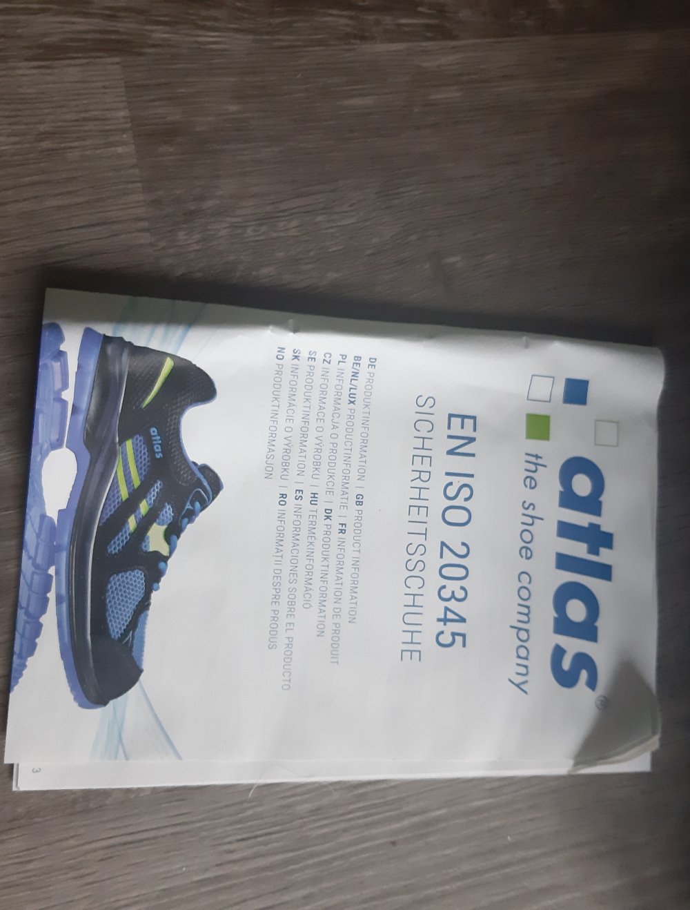 Arbeitsschuhe/Sicherheitsschuhe atlas Gr.37