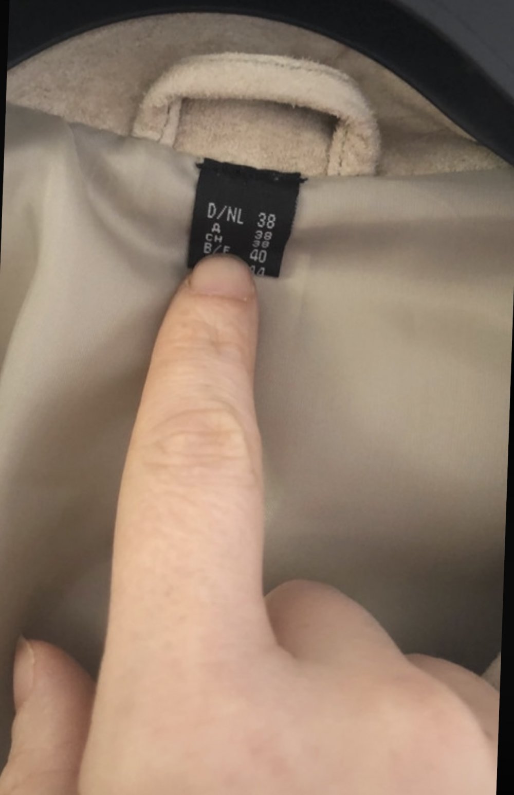 Echter Ledermantel von Vera Pelle