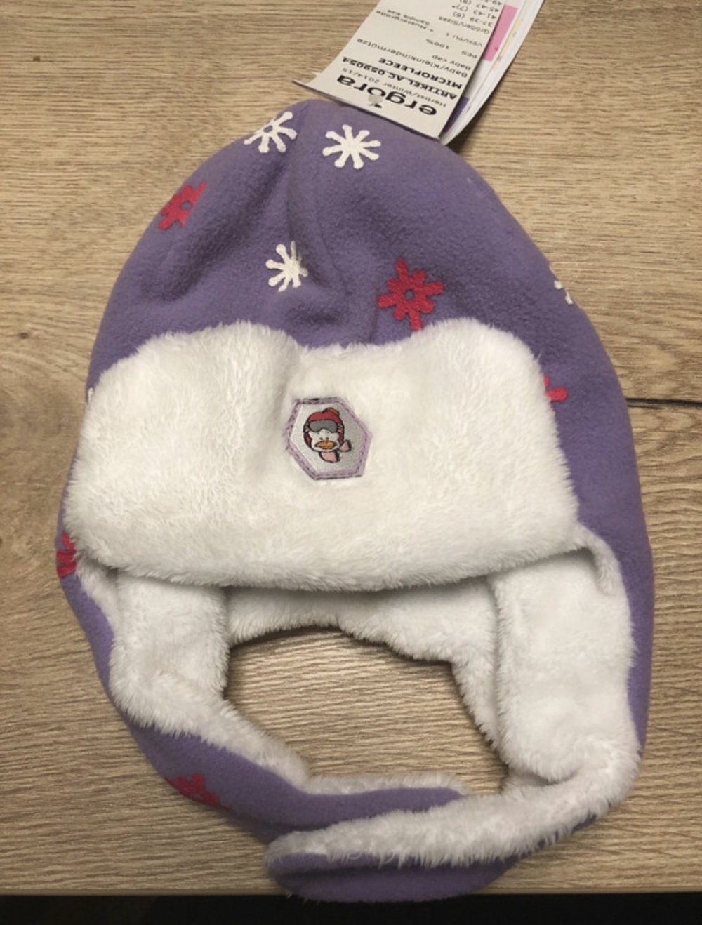 leicht gefütterte Mütze 41-43cm