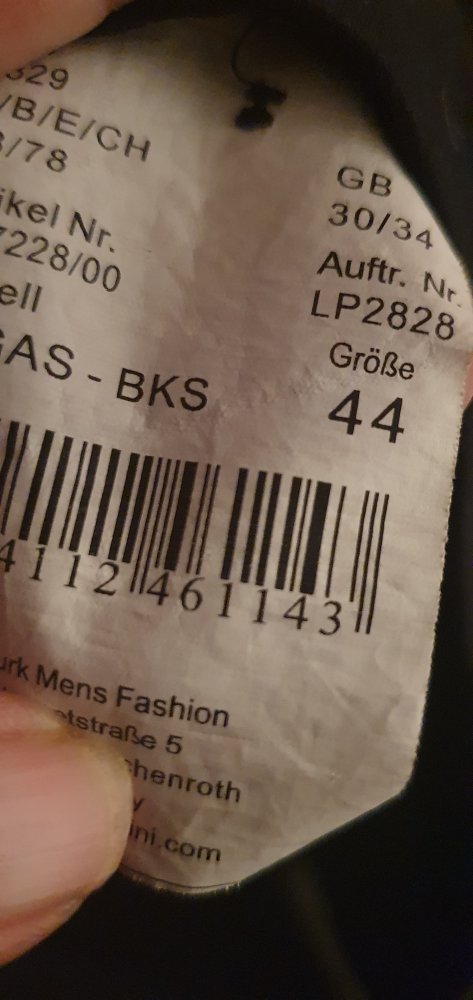 Anzug 2 tlg Größe 44