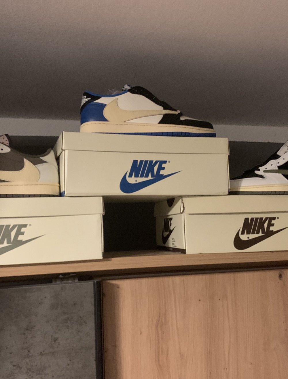 nike jordan 1 low travis scott fregment