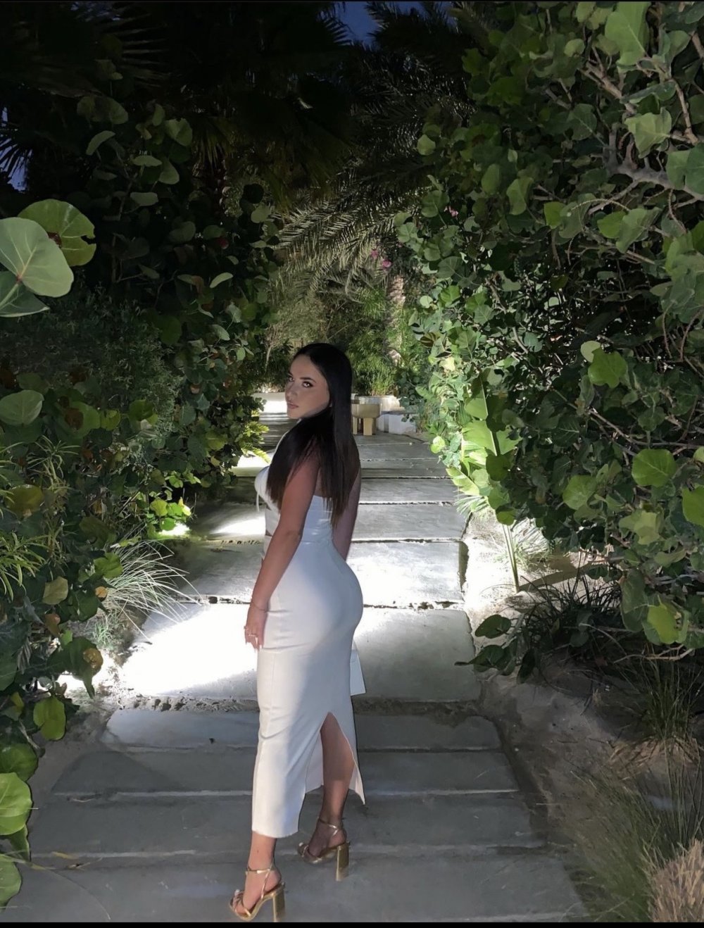 white dress from Zara