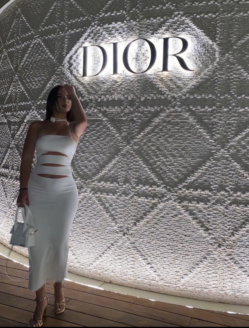 white dress from Zara