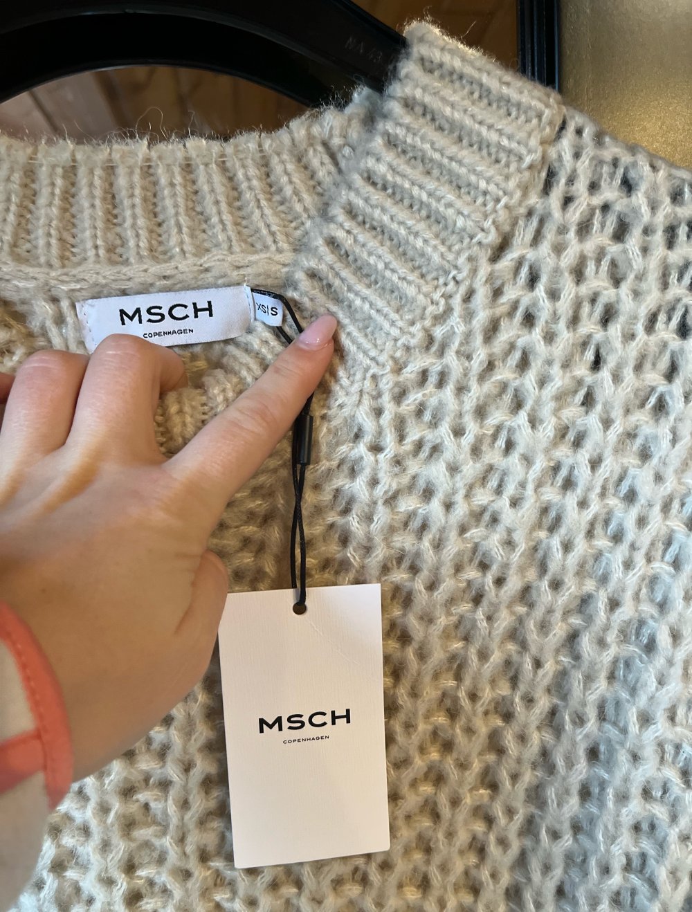 Msch Copenhagen Pullover Beige Celena Heidi XS S NEU