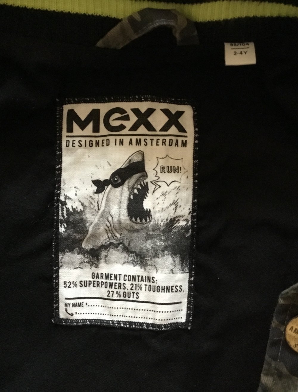 Mexx - Jacke mit Kapuze und Innenfutter - Größe 98 bis 104