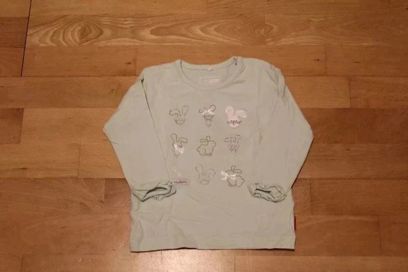 Langarm-Shirt, mintgrün, Name It, Gr. 74