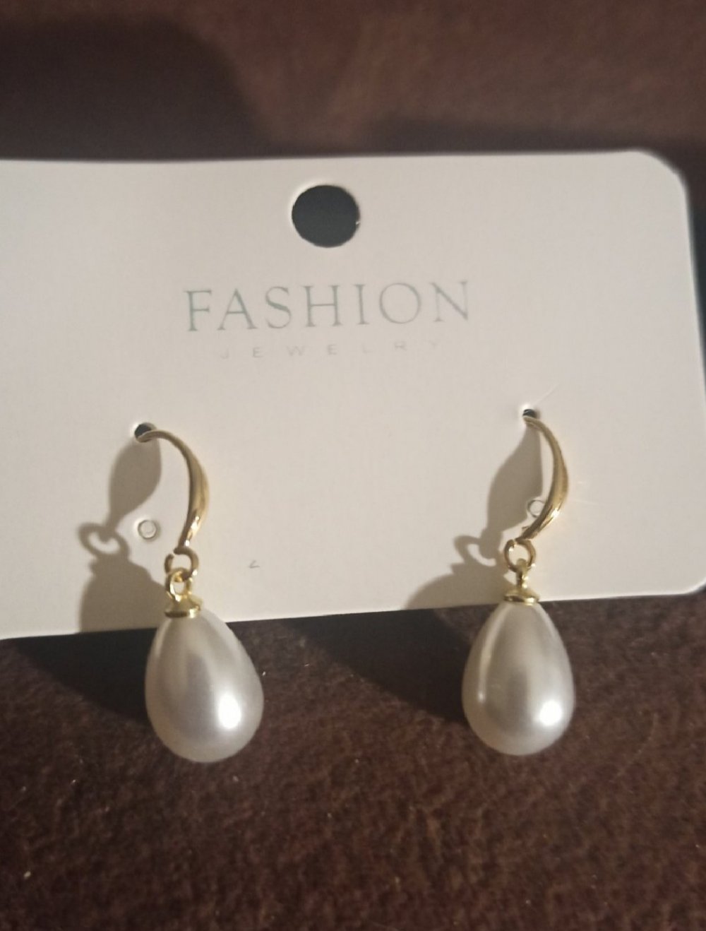 Vergoldete Ohrringe mit 8mm Perle// Versand 2€ // NP 9,90€