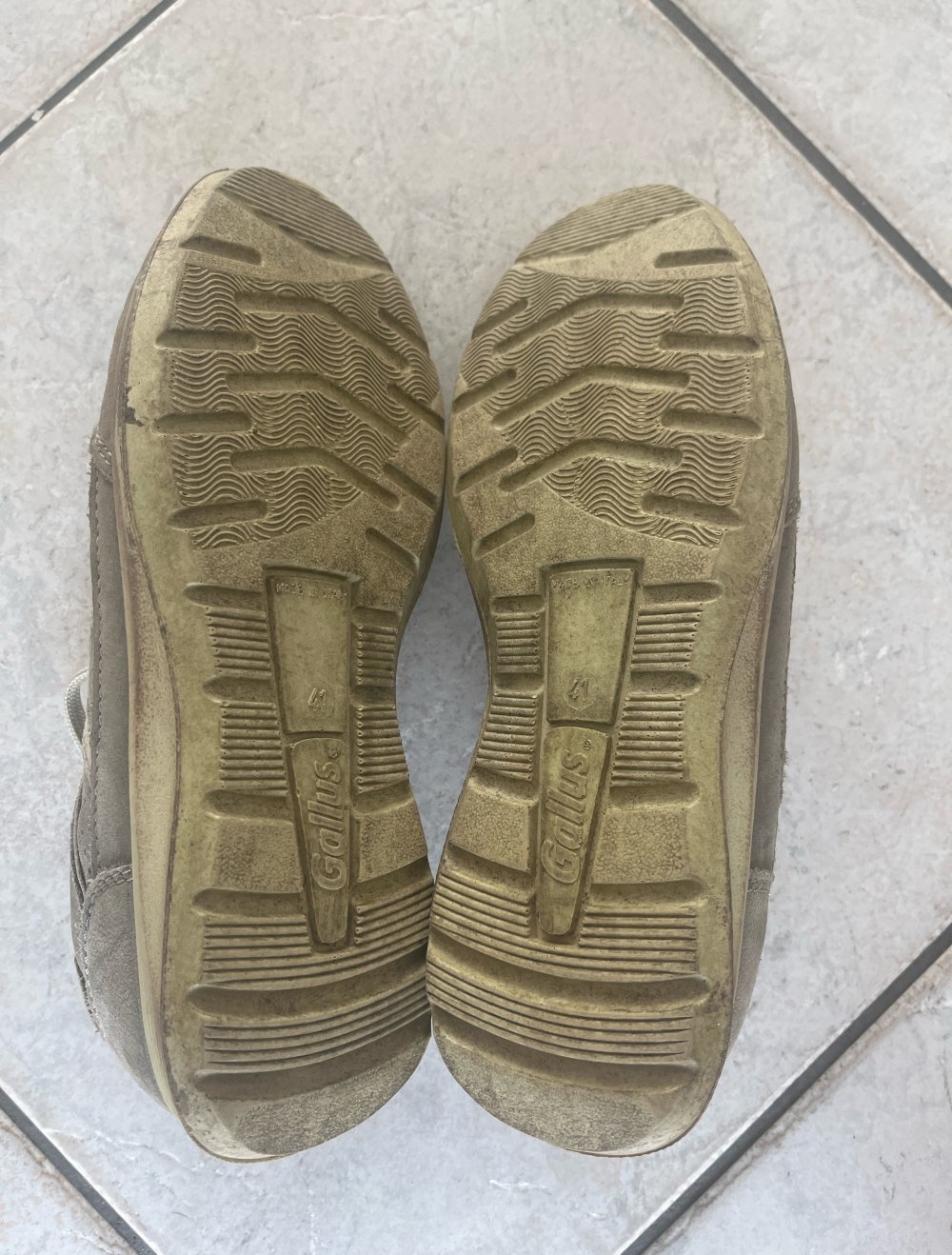 Gallus Lederschuhe Grau