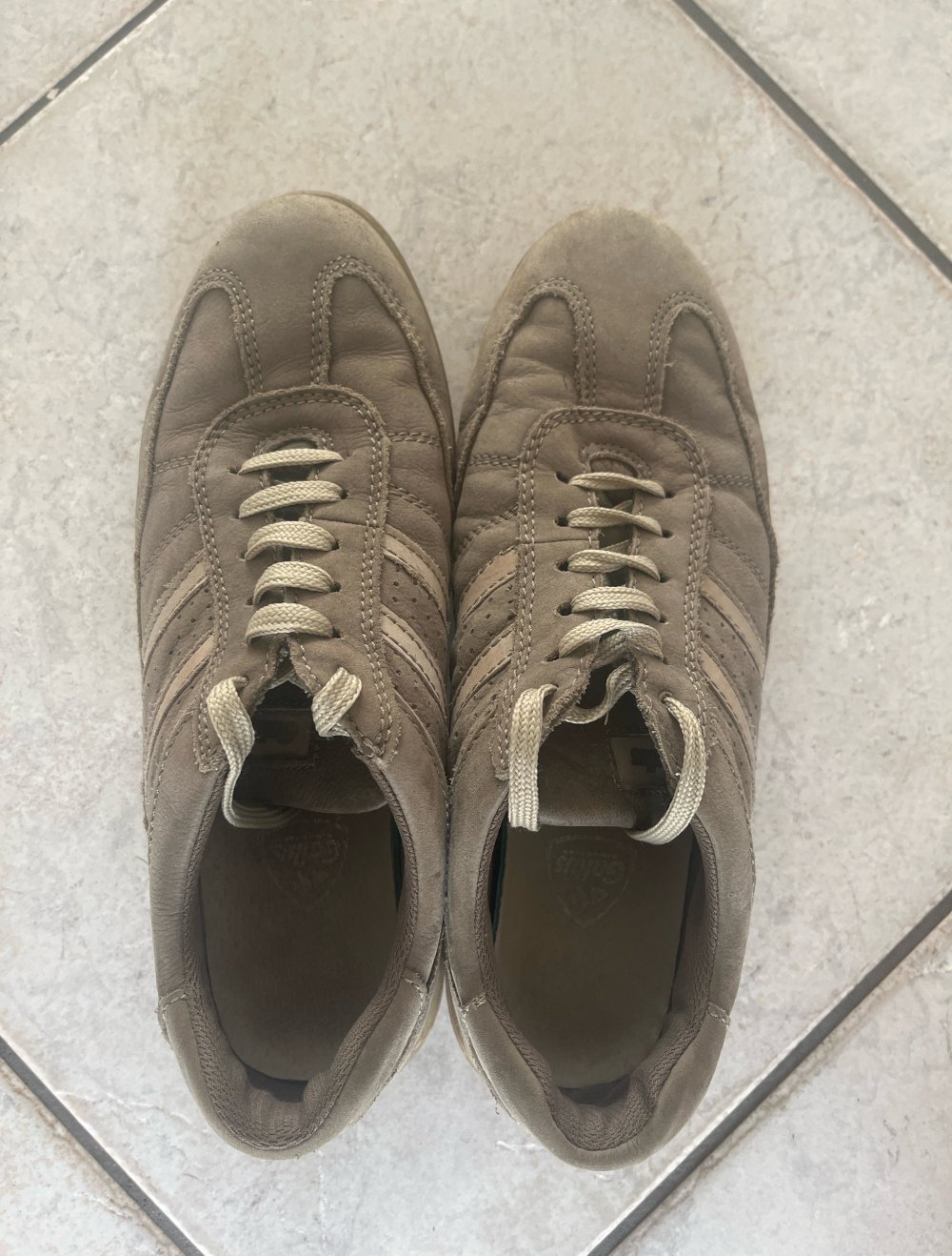 Gallus Lederschuhe Grau