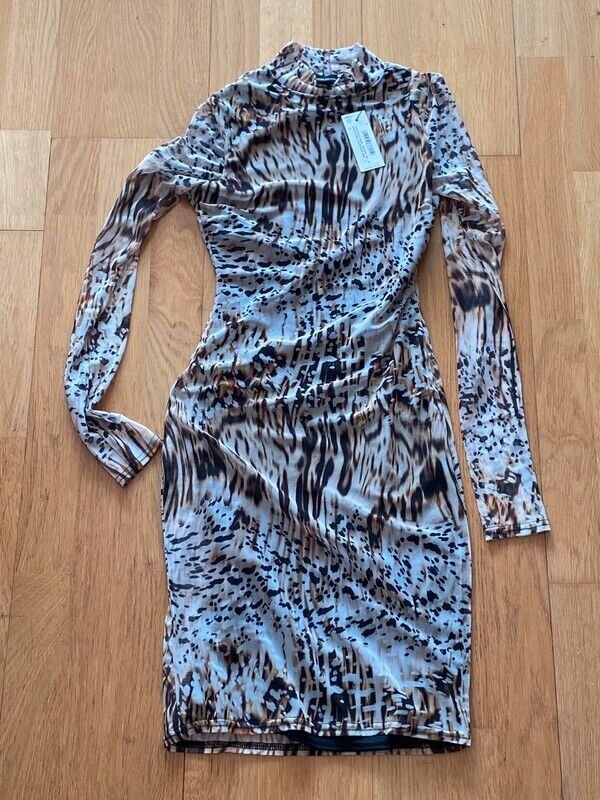 Karen Millen Snake Print Jersey Mini Dress Größe Größe 38