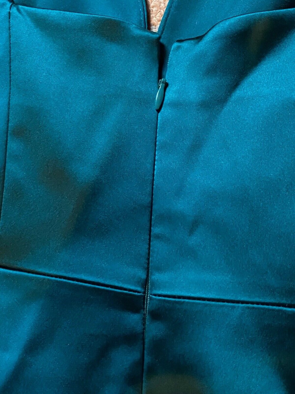 Karen Millen Italian Structured Satin Corset Detail Maxi Dress Größe 38