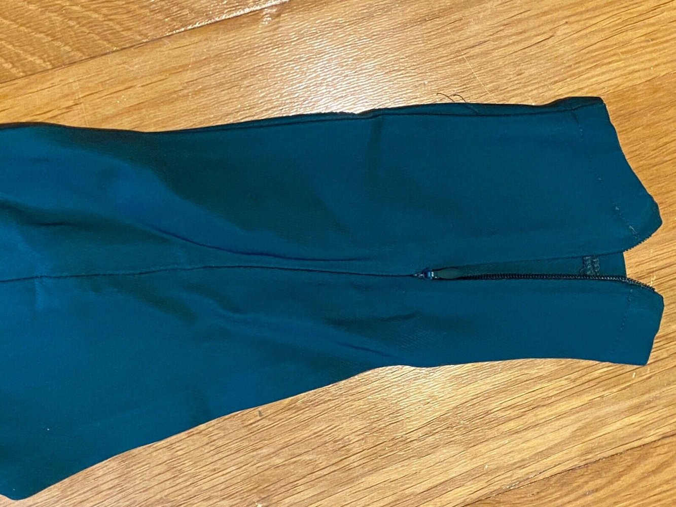 karen millen petite Viscose Crepe long sleeve midi dress dunkelgrün Größe XL