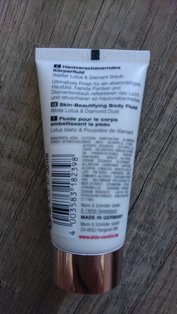 Bodyfluid Bodycreme von Aldo Vandini