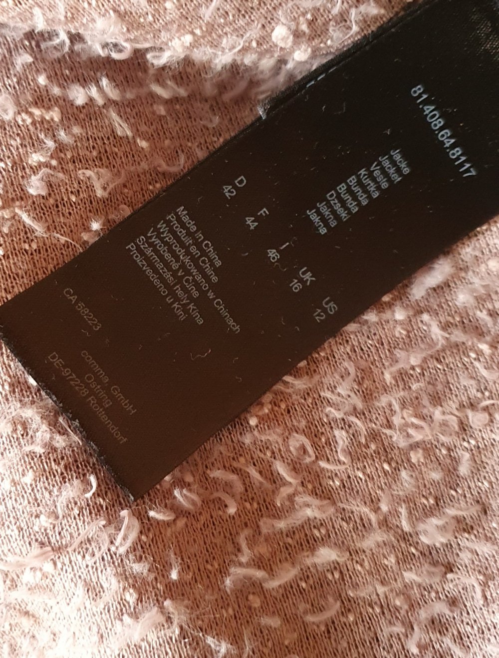 Strickjacke ? comma ,