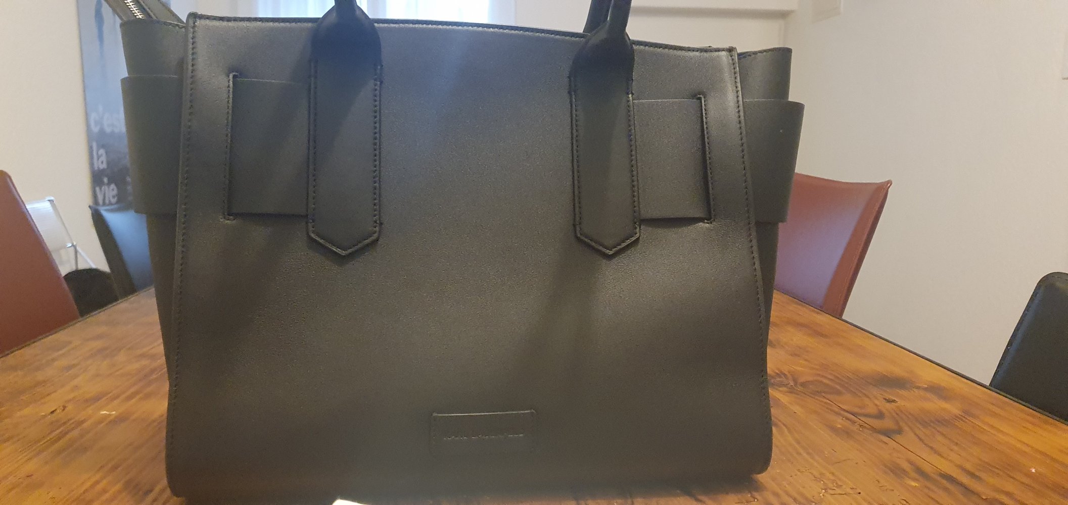 Fast NEU! Karl Lagerfeld grosse Disk Tasche