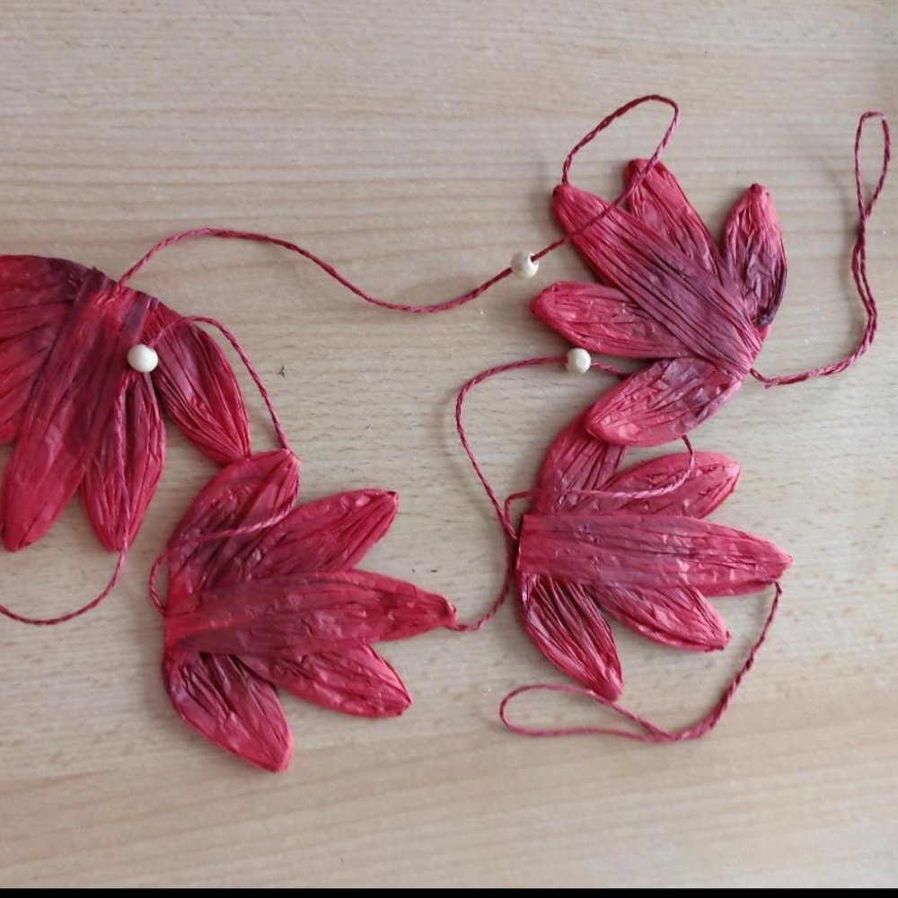 2x Blätter Dekoration