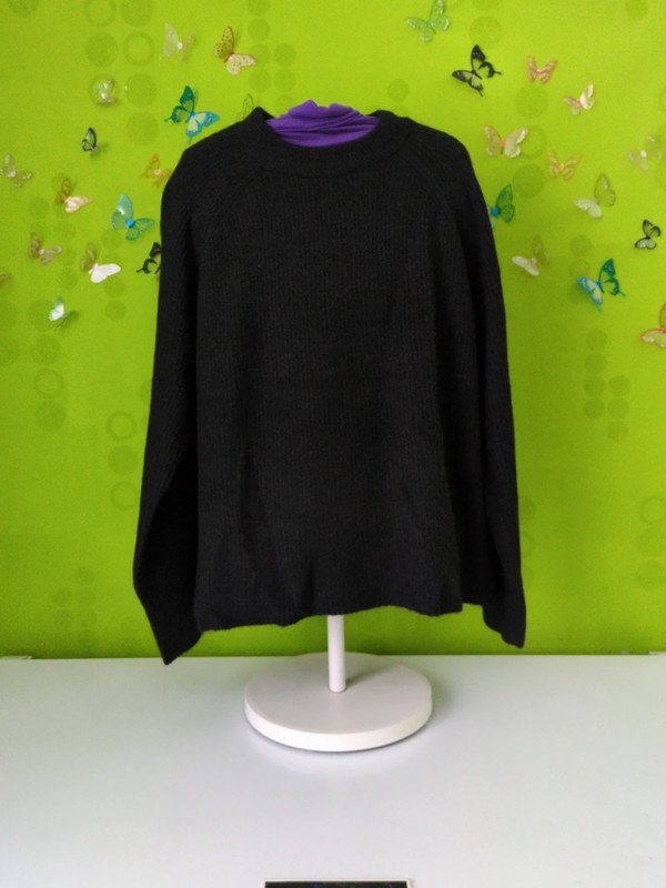 schwarzer Pullover Gr.42/44