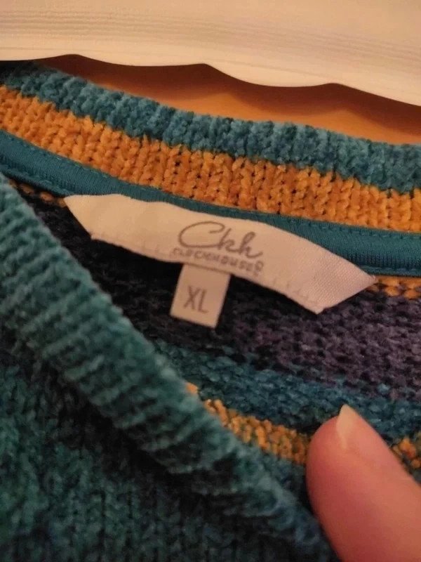 gestreifter Pullover Gr.XL