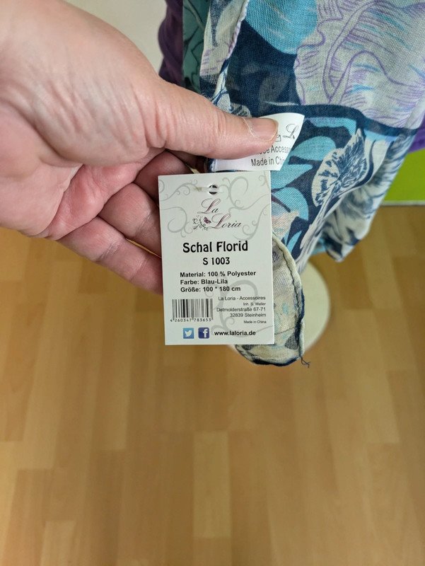 buntes leichtes Tuch NEU!