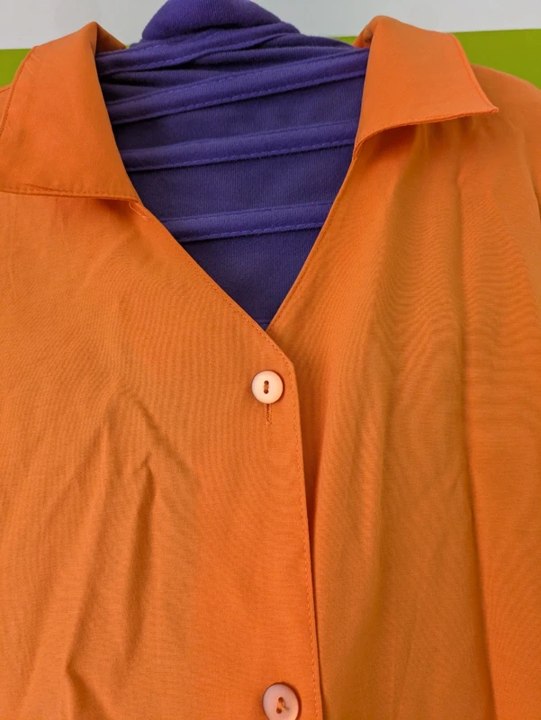 orange Bluse Gr.50/52