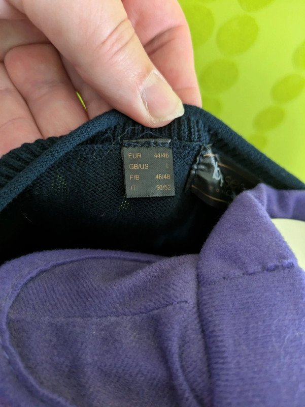 dunkelblauer Pullover Gr.44/46