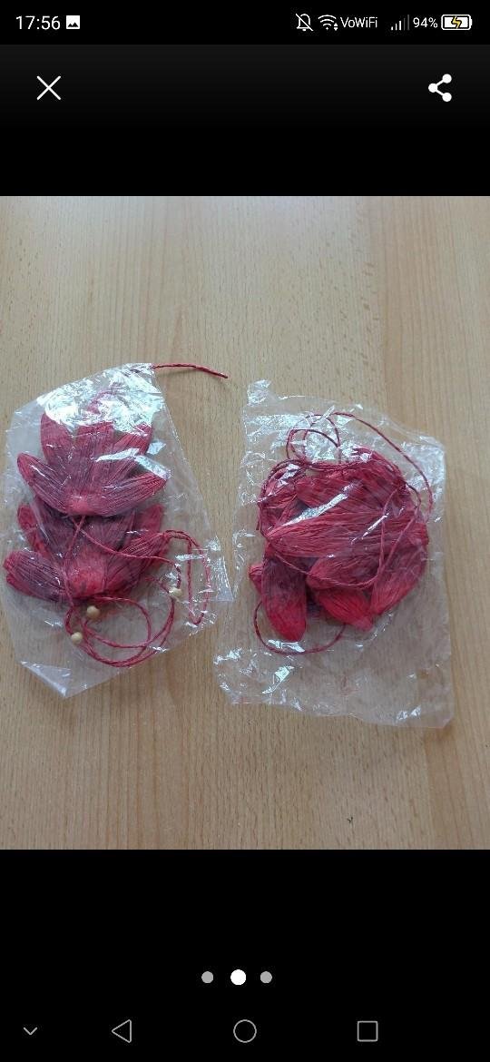 2x Blätter Dekoration