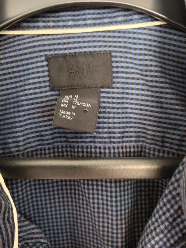 kleinkariertes blaues Hemd Gr.M