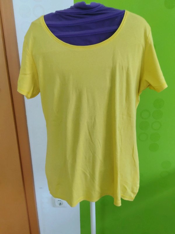 gelbes T-shirt Gr.XL