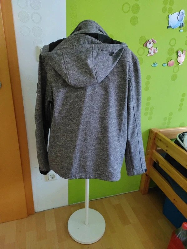 graue Softshelljacke Gr.S