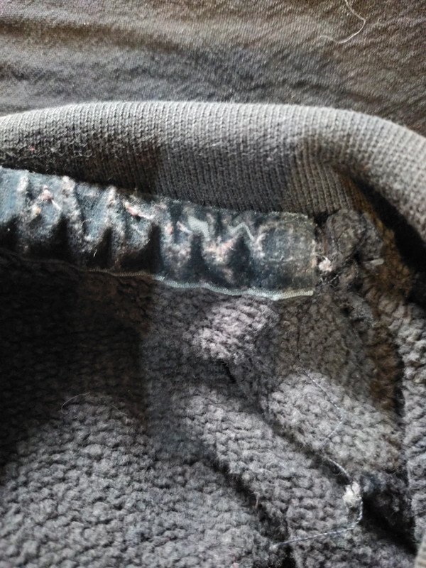 schwarzer Hoddie Gr.S