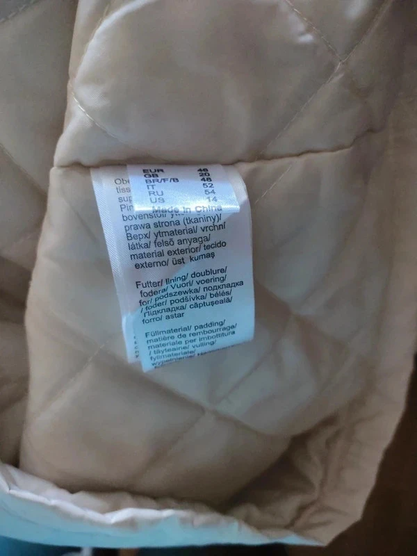 beige Übergangsjacke Gr.46 NEU