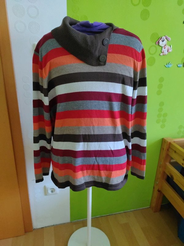 gestreifter Pullover Gr.L