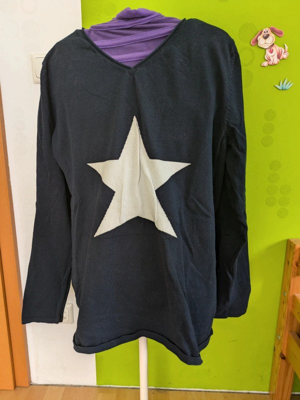 dunkelblauer Pullover Gr.44/46