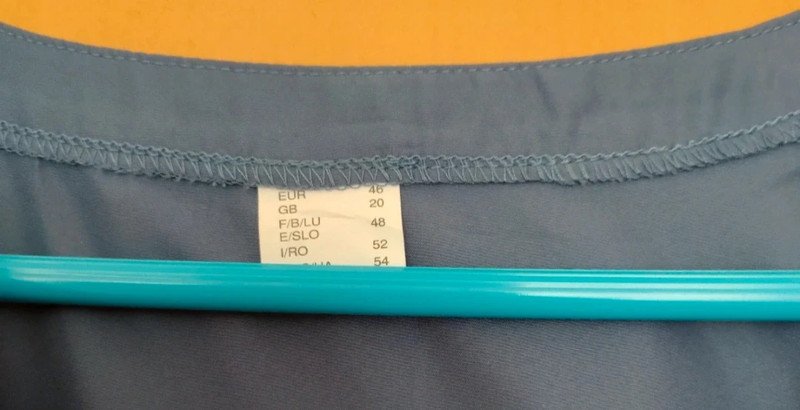 blaue Bluse Gr.48