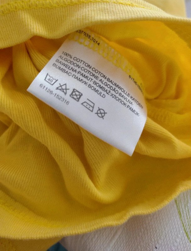 gelbes T-shirt Gr.XL