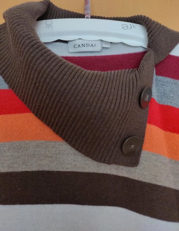 gestreifter Pullover Gr.L