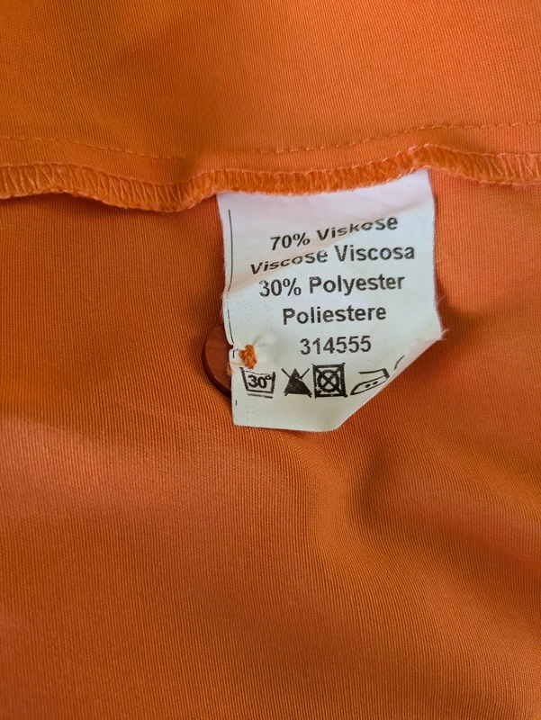 orange Bluse Gr.50/52